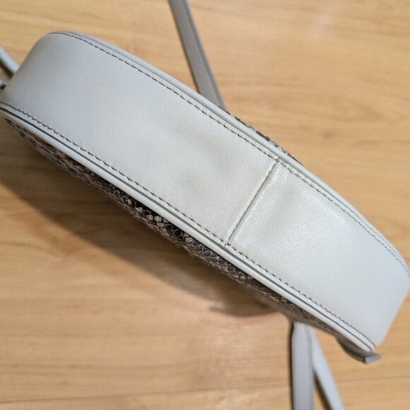 Banana Republic Snake Embossed Leather Crossbody Bag NWOT - Picture 7 of 8